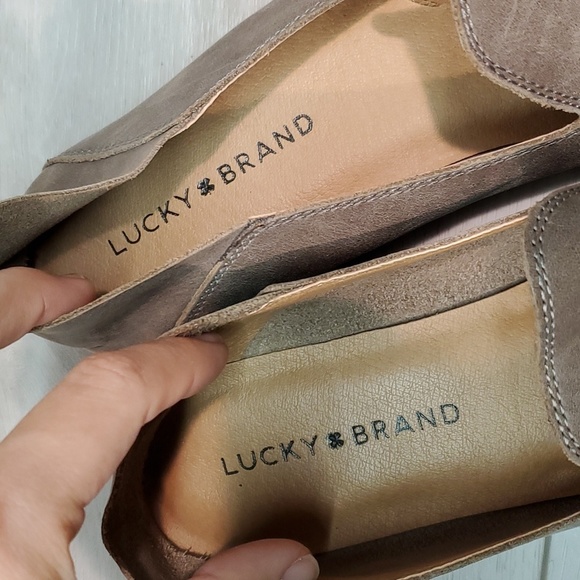 Lucky Brand Womens Cahill Leather Loafer Flats Slip on shoes sz 8M - Picture 6 of 11